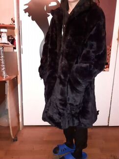 Искусственная шуба чебурашка