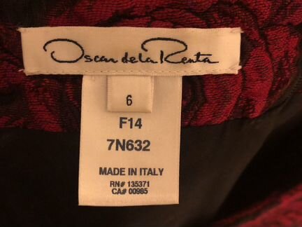 Платье Oscar de la Renta оригинал юбка Gucci ориги