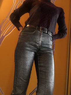 Брюки Betty Barclay (Германия) серебряные новые