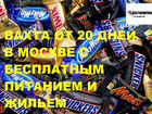 Вахта с питанием и жильем. 15/20/30 смен.Фасовщик