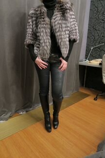 Жилет из чернобурки