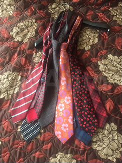 Галстук мужской, коллекция 10 шт. Италия
