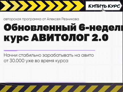 Алексей Резников - Курс по заработку на Avito