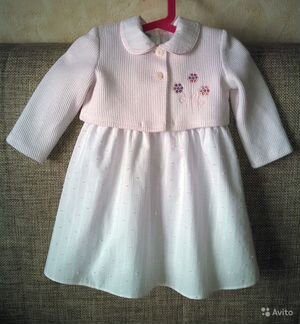 Платье праздничное с жакетом болеро (1-2 года)