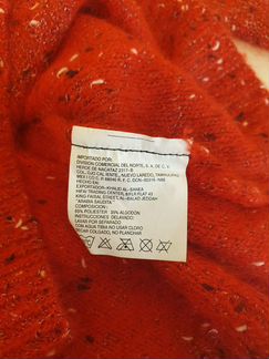 Джемпер свитер красный xs