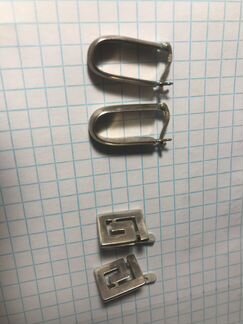 Серьги серебрянные