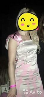 Платье синее, розово серебристое и серое 3шт