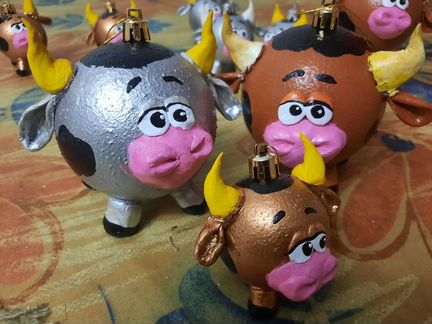 Елочная игрушка ручной работы 