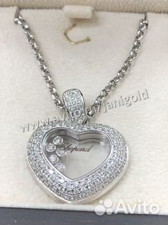 Золотой кулон с бриллиантами Шопард