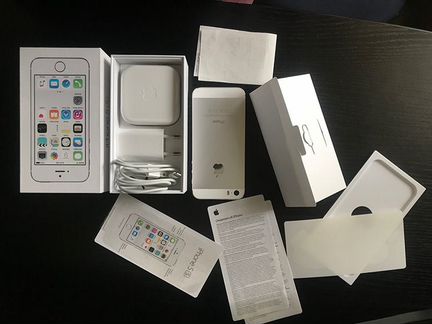 iPhone 5s 16gb silver Новый рст
