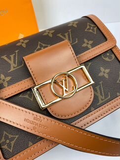 Женская сумка Louis Vuitton Dauphine премиум кожа