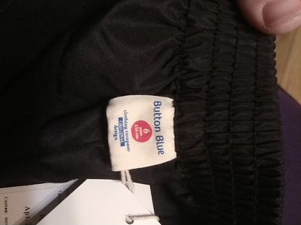 Брюки button blue 116
