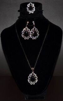 Комплект арт. 221432 (подвеска на цепочке+ кольцо+