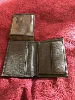 Бумажник кожаный