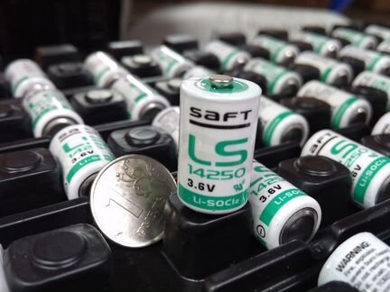 Батарейка Lithium 3.6V Saft 1/2AA (14250)