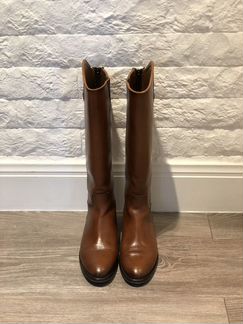 Женские кожаные сапоги Massimo Dutti, р. 36