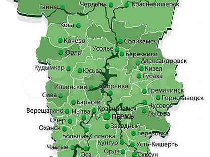 Карта барда пермский край