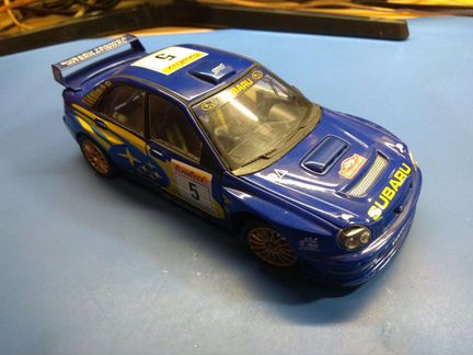 Bburago Subaru Impreza rally 1/24
