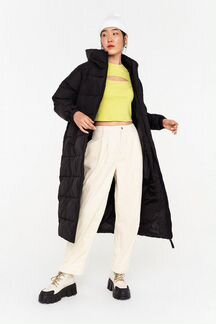 Новое утеплённое зимнее пальто Befree