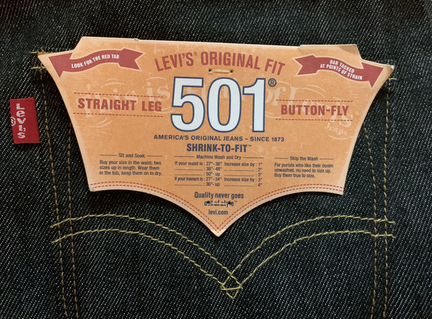 Levi’s 501 shrink-to-fit 30x30 29x28 после стирки