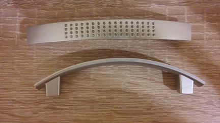 Ручки мебельные Хром пластик 96 мм новые 2 шт