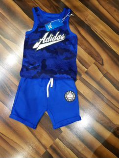 Спортивная майка и шорты Adidas новые 104 р