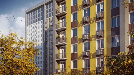 2-к апартаменты, 50.3 м², 17/17 эт.