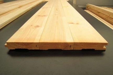 Доска пола Сосна профиль Евро 35*120/140мм.А