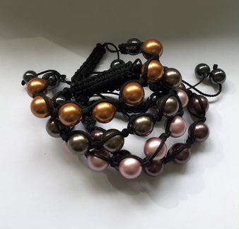 Браслет женский с бусинами Сваровски