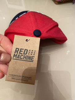 Бейсболка красная Red Machine