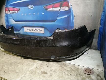 Skoda Superb 2 2008-2013 бампер задний