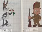 3 журнала Looney tunes, схемы вышивки крестом объявление продам