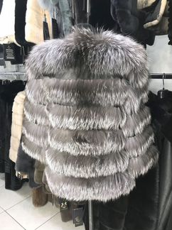 Шуба из чернобурки
