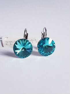 Серьги с кристаллами Swarovski