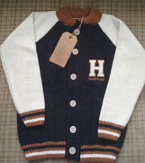 Тёплый детский свитер и жакет