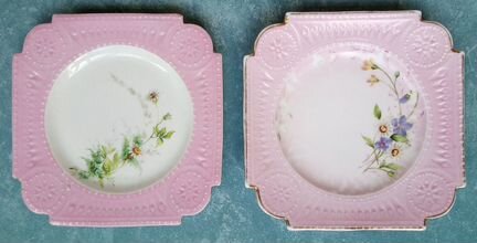 Две квадратные тарелочки, Гарднер, конец XIX века