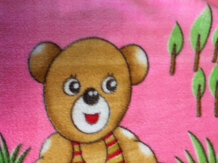 Плед «Мишка-футболист»