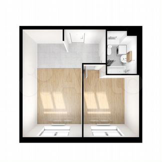 1-к квартира, 39.8 м², 8/24 эт.
