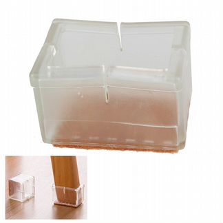 Силиконовые колпачки на ножки мебели (8 штук)