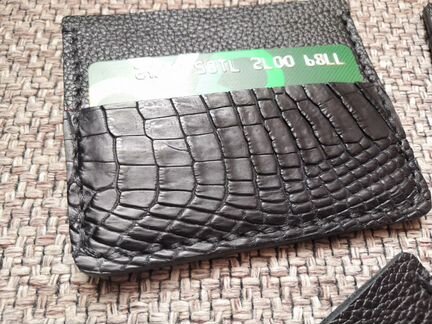 Картхолдер из крокодила