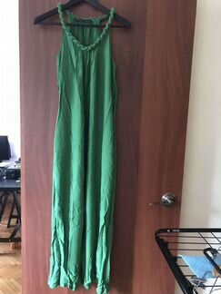 Платье зелёное