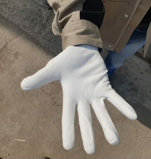 Перчатки нейлоновые с пу покрытием(руки не потеют